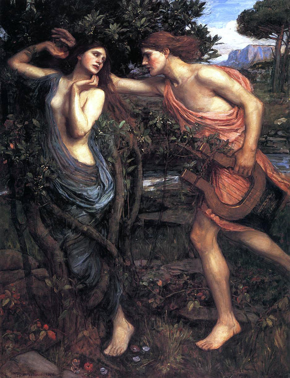  John William Waterhouse Apollo and Daphne - Canvas Art Print