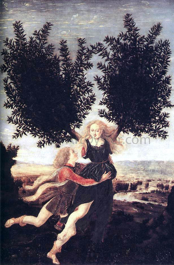  Antonio Del Pollaiuolo Apollo and Daphne - Canvas Art Print
