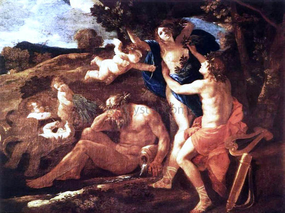  Nicolas Poussin Apollo and Daphne - Canvas Art Print