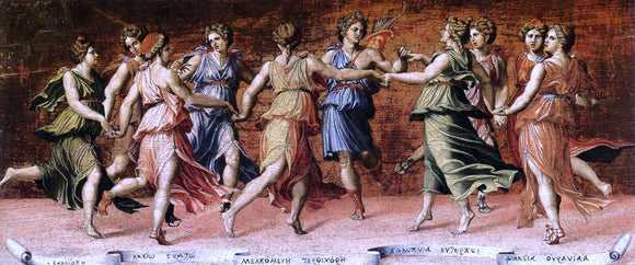  Baldassare Peruzzi Apollo and the Muses - Canvas Art Print