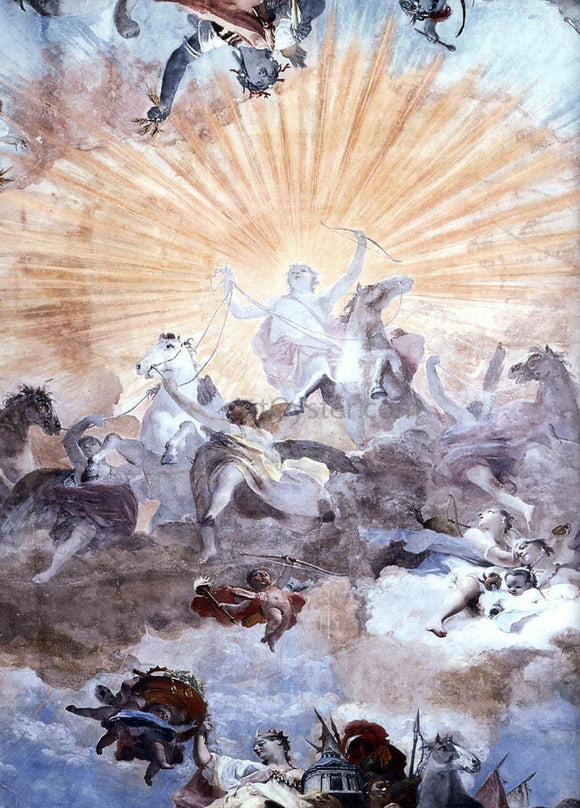  Giovanni Battista Crosato Apollo's Carriage - Canvas Art Print