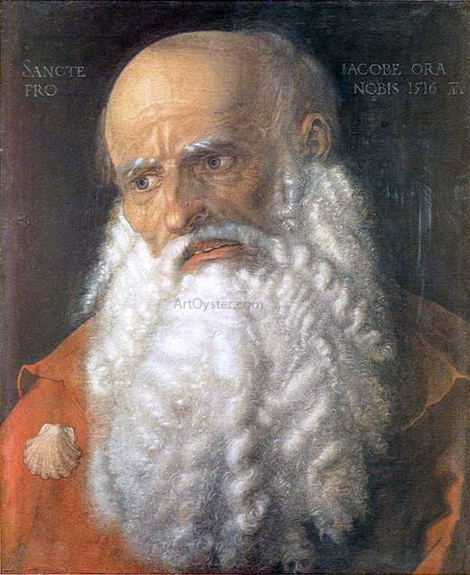  Albrecht Durer Apostle James - Canvas Art Print