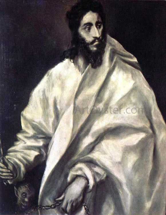  El Greco Apostle St Bartholomew - Canvas Art Print