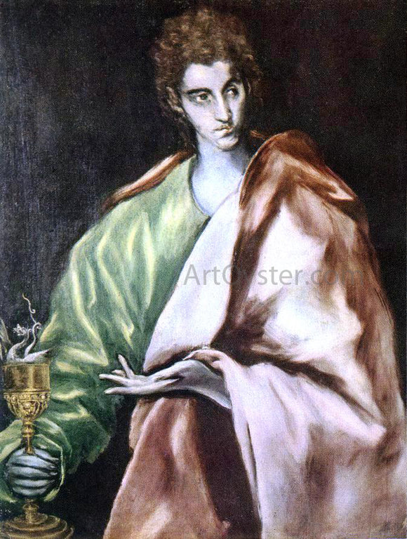  El Greco Apostle St John the Evangelist - Canvas Art Print