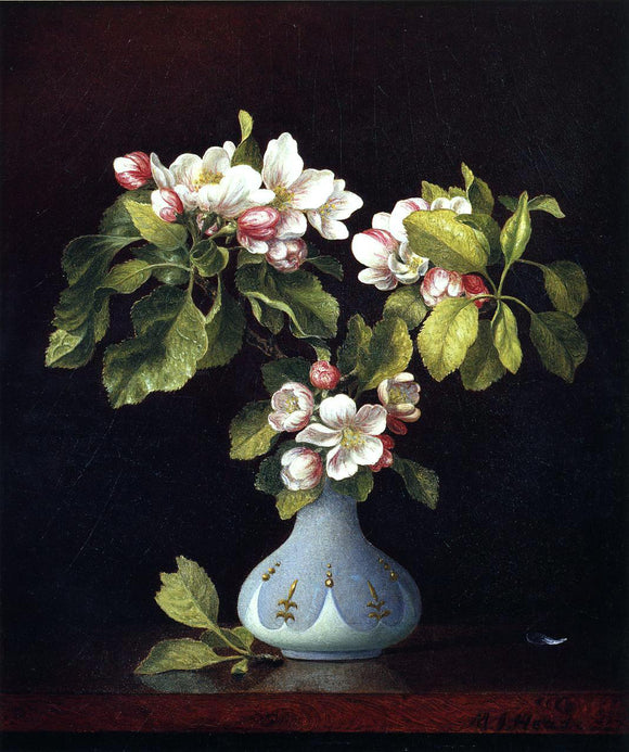  Martin Johnson Heade Apple Blossoms in a Vase - Canvas Art Print