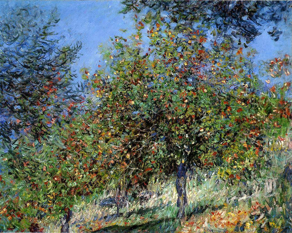  Claude Oscar Monet Apple Trees on the Chantemesle Hill - Canvas Art Print