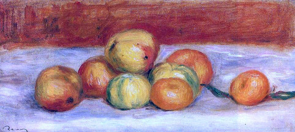 Pierre Auguste Renoir Apples and Manderines - Canvas Art Print
