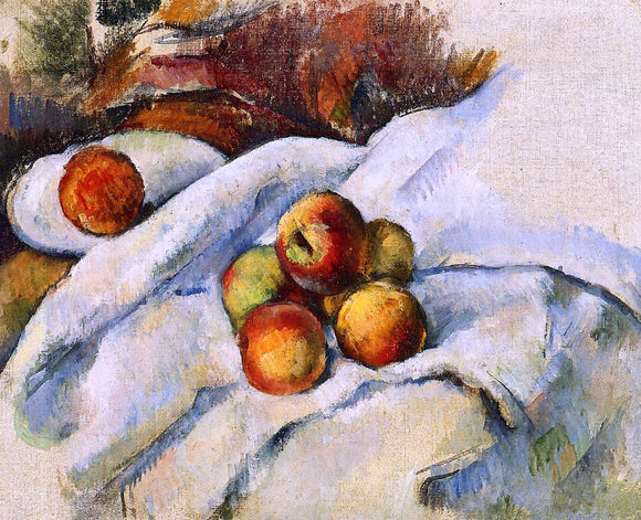  Paul Cezanne Apples on a Sheet - Canvas Art Print