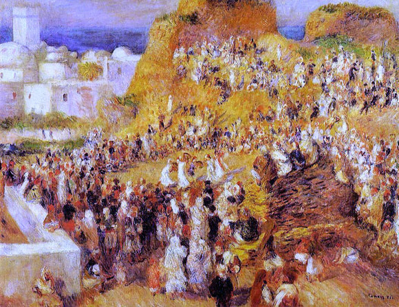  Pierre Auguste Renoir Arab Festival in Algiers (also known as The Casbah) - Canvas Art Print