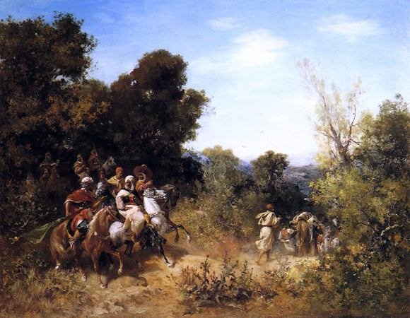  Georges Washington Arab Horsemen - Canvas Art Print