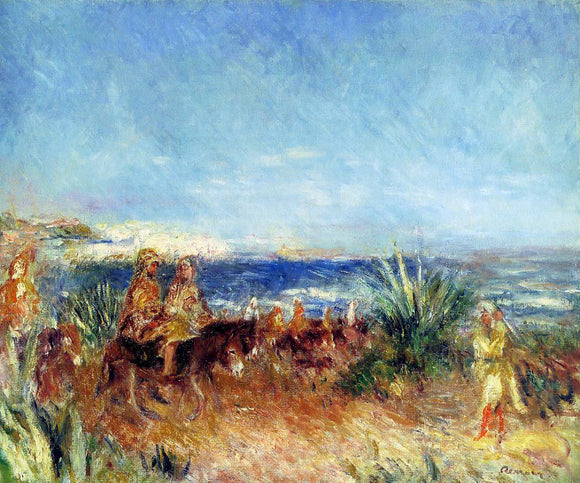  Pierre Auguste Renoir Arabs by the Sea - Canvas Art Print