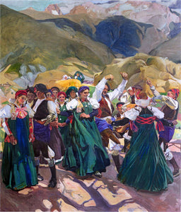  Joaquin Sorolla Y Bastida Aragon, La Jota - Canvas Art Print