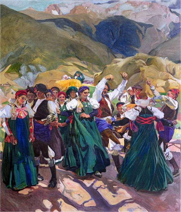  Joaquin Sorolla Y Bastida Aragon, La Jota - Canvas Art Print