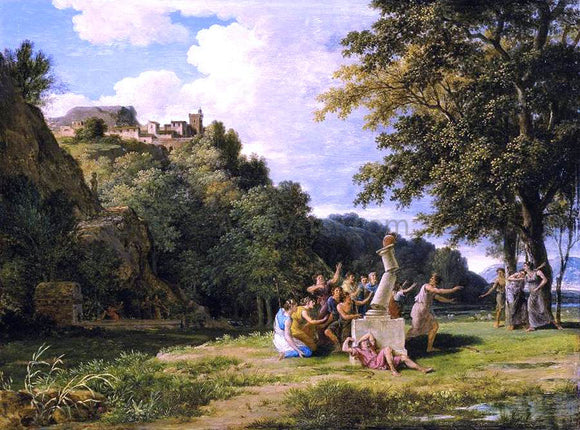  Pierre-Henri De Valenciennes Arcadian Landscape - Canvas Art Print
