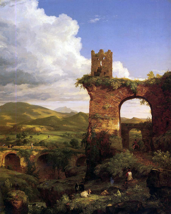  Thomas Cole Arch of Nero - Canvas Art Print