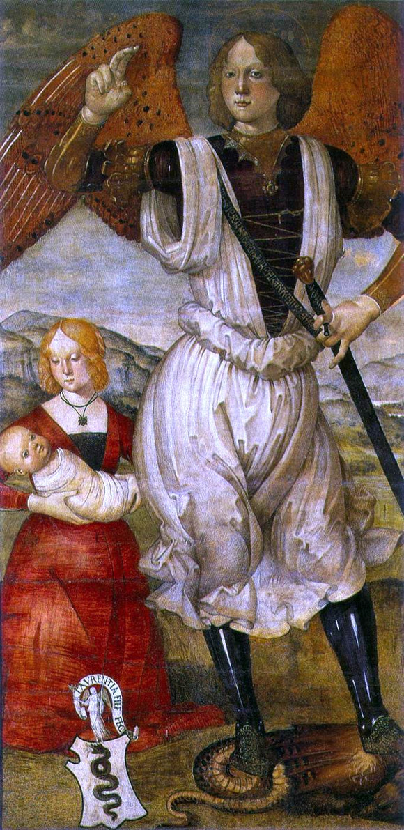  Bartolomeo della Gatta Archangel St Michael - Canvas Art Print