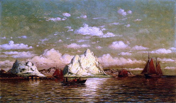  William Bradford Arctic Harbor - Canvas Art Print