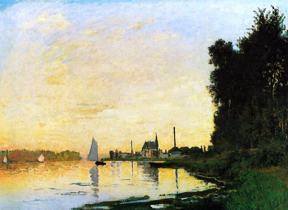  Claude Oscar Monet Argenteuil, Late Afternoon - Canvas Art Print