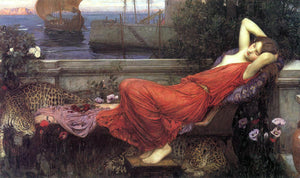  John William Waterhouse Ariadne - Canvas Art Print