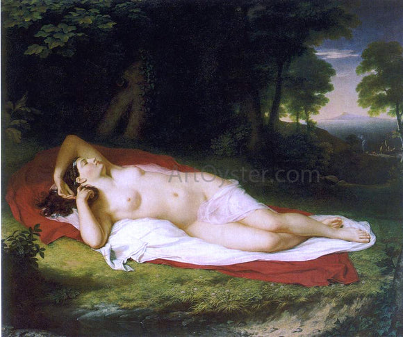  John Vanderlyn Ariadne Asleep on the Island of Naxos - Canvas Art Print