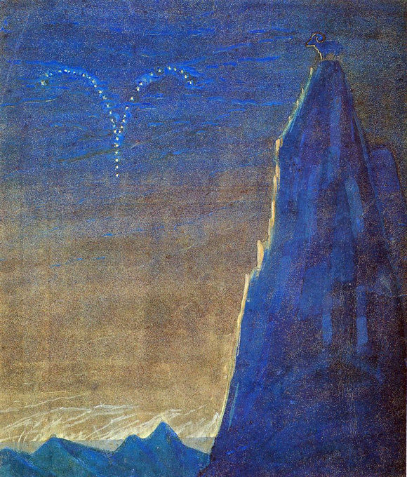  Mikalojus Ciurlionis Aries - Canvas Art Print