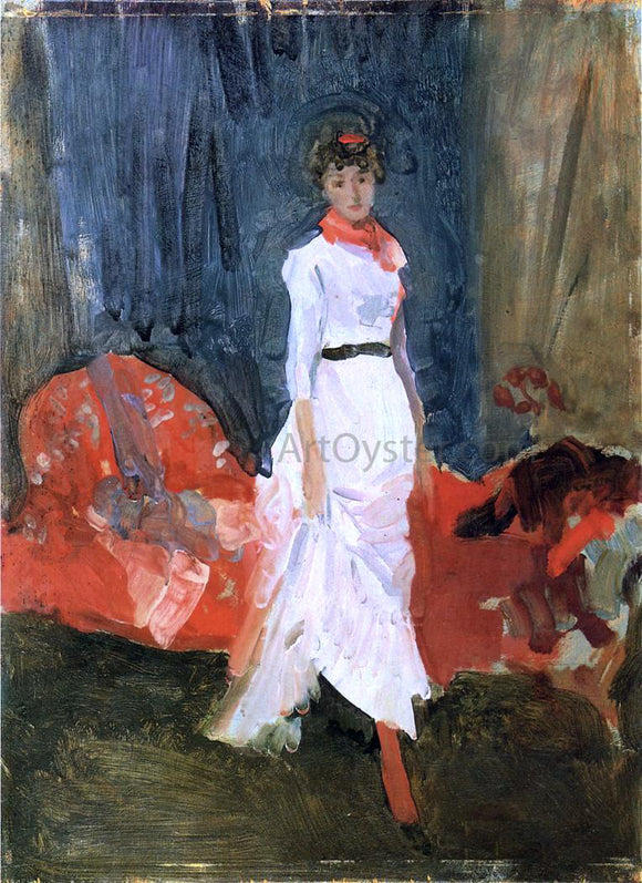  James McNeill Whistler Arrangement in Pink, Red and Purple - Canvas Art Print