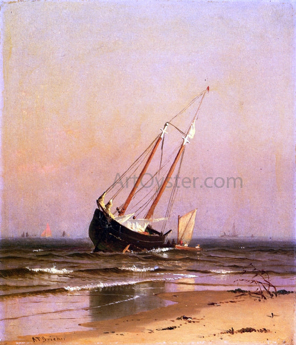  Alfred Thompson Bricher Ashore on Salisbury Beach - Canvas Art Print