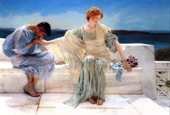  Sir Lawrence Alma-Tadema Ask Me No More - Canvas Art Print