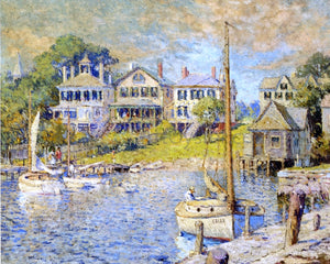  Colin Campbell Cooper At Edgartown, Martha's Vinyard - Canvas Art Print