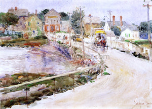  Frederick Childe Hassam At Gloucester - Canvas Art Print