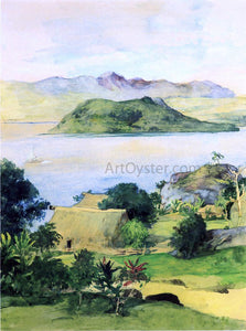  John La Farge At Naiserelangi from Ratu Jonii Mandraiwiwi's "Yavu," July 14th, 1891 - Canvas Art Print