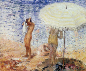  Henri Lebasque At the Beach - Canvas Art Print