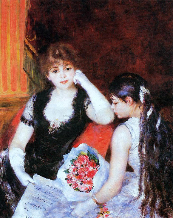  Pierre Auguste Renoir At the Concert (also known as Box at the Opera) - Canvas Art Print