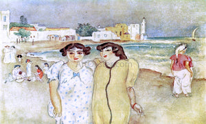  Jules Pascin At the Edge of a Lake in Tunisia - Canvas Art Print