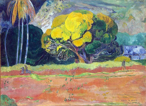  Paul Gauguin At the Foot of the Mountain - Canvas Art Print