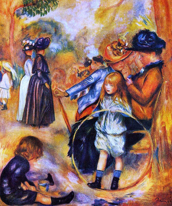  Pierre Auguste Renoir At the Luxembourg Gardens - Canvas Art Print