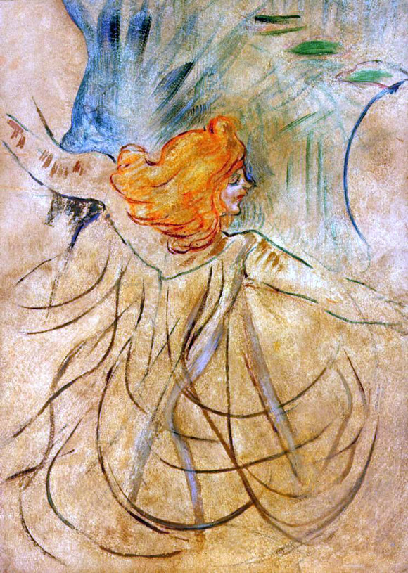  Henri De Toulouse-Lautrec At the Music Hall - Loie Fuller - Canvas Art Print