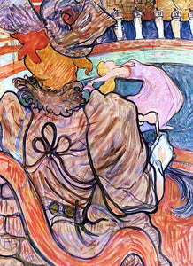  Henri De Toulouse-Lautrec At the Nouveau Cirque: the Dancer and Five Stuffed Shirts - Canvas Art Print