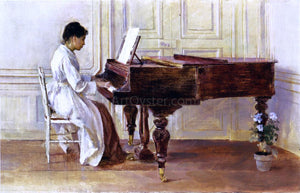  Theodore Robinson At the Piano - Canvas Art Print