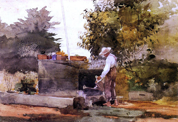  Winslow Homer At the Well - Canvas Art Print