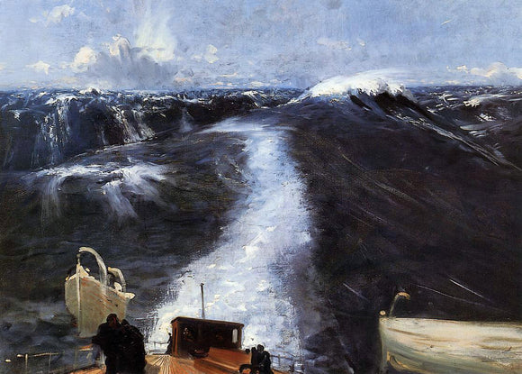  John Singer Sargent Atlantic Storm - Canvas Art Print