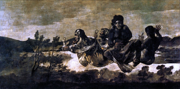 Francisco Jose de Goya Y Lucientes Atropos (also known as The Fates) - Canvas Art Print