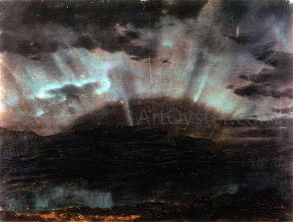  Frederic Edwin Church Aurora Borealis, Mt. Desert Island, from Bar Harbor, Maine - Canvas Art Print