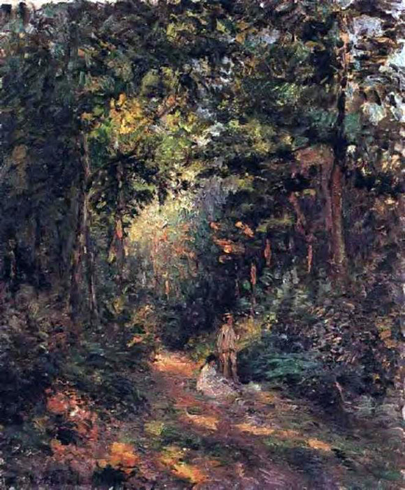  Camille Pissarro Autumn (also known as Path in the Woods) - Canvas Art Print