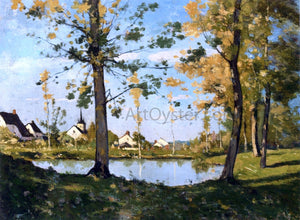  Henri Harpignies Autumn at Saint-Priva - Canvas Art Print