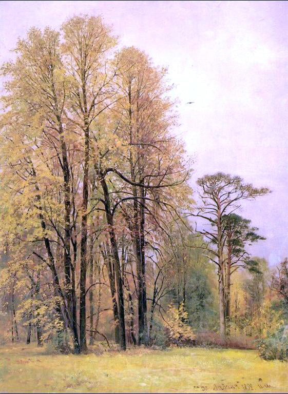  Ivan Ivanovich Shishkin Autumn - Canvas Art Print