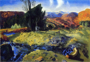  George Wesley Bellows Autumn Brook - Canvas Art Print