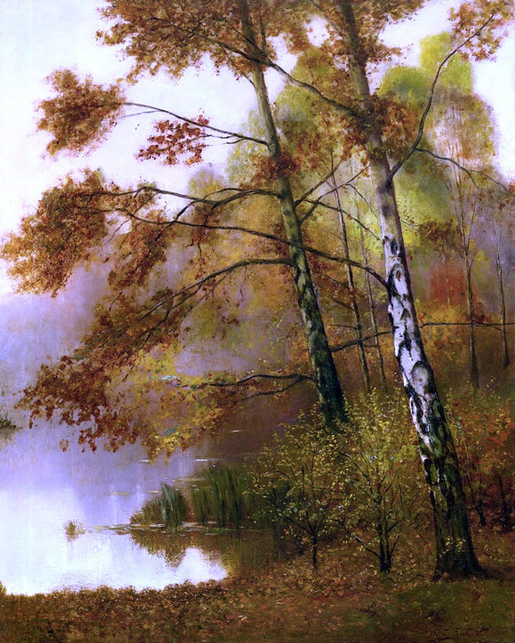  Ernest Parton Autumn in Connecticut - Canvas Art Print