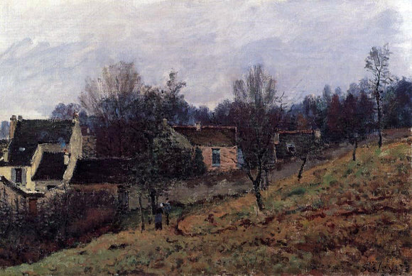  Alfred Sisley Autumn in Louveciennes - Canvas Art Print