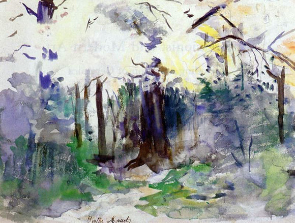  Berthe Morisot Autumn in the Bois de Boulogne - Canvas Art Print
